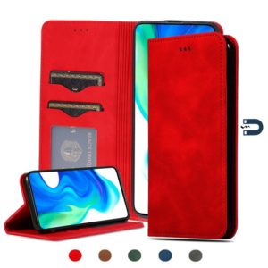 For Redmi K30 Pro / K30 Pro Zoom / Poco F2 Pro Retro Skin Feel Business Magnetic Horizontal Flip Leather Case(Red) (OEM)