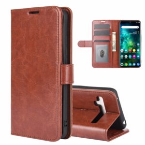 For TCL 10 Pro R64 Texture Single Horizontal Flip Protective Case with Holder & Card Slots & Wallet& Photo Frame(Brown) (OEM)