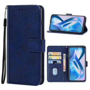 Leather Phone Case For OnePlus Ace(Blue) (OEM)