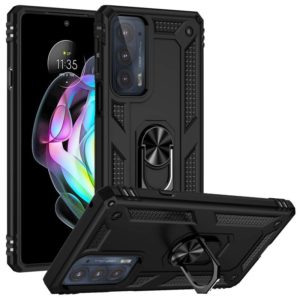 For Motorola Edge 20 Shockproof TPU + PC Phone Case(Black) (OEM)