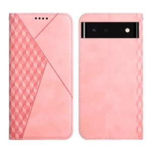 For Google Pixel 6 Skin Feel Magnetic Leather Phone Case(Rose Gold) (OEM)