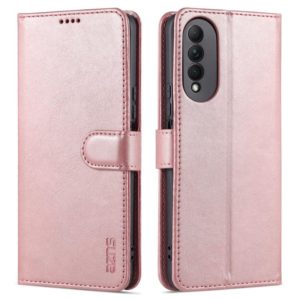 For Honor X20 SE AZNS Skin Feel Calf Texture Horizontal Flip Leather Case with Card Slots & Holder & Wallet(Rose Gold) (AZNS) (OEM)