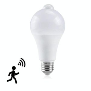 LED Light Waterproof Motion Sensor Infrared Sensor E27 LED Sensor Bulb White Light (OEM)