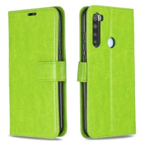 For Xiaomi Redmi Note 8 Crazy Horse Texture Horizontal Flip Leather Case with Holder & Card Slots & Wallet & Photo Frame(Green) (OEM)