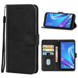 Leather Phone Case For Asus ZenFone Live L2(Black) (OEM)