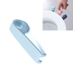 10 PCS Creative Anti-dirty Ring Toilet Lid Lift Toilet Accessories(Light Blue) (OEM)