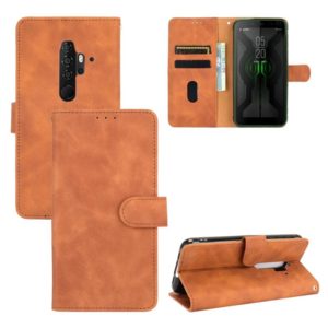 For Blackview BV6300 Pro Solid Color Skin Feel Magnetic Buckle Horizontal Flip Calf Texture PU Leather Case with Holder & Card Slots & Wallet(Brown) (OEM)