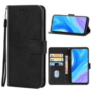 For Huawei Enjoy 10 Plus Leather Phone Case(Black) (OEM)