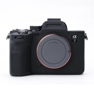 Soft Silicone Protective Case for Sony A7 IV (Black) (OEM)