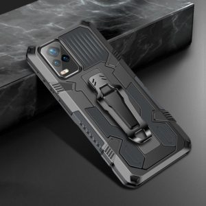 For vivo V20 Machine Armor Warrior Shockproof PC + TPU Protective Case(Space Gray) (OEM)