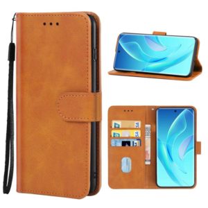For Honor 60 Pro Leather Phone Case(Brown) (OEM)