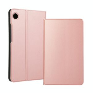 For Huawei MatePad T8 / C3 8 inch Voltage Elastic Texture Horizontal Flip Leather Case with Holder(Rose Gold) (OEM)
