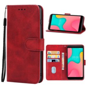 Leather Phone Case For Wiko Y60(Red) (OEM)