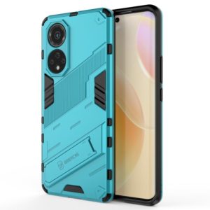For Huawei nova 9 Punk Armor 2 in 1 PC + TPU Shockproof Case with Invisible Holder(Blue) (OEM)
