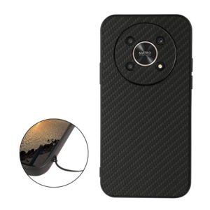 For Honor X30 / X40 GT Accurate Hole Carbon Fiber Texture Shockproof Phone Case(Black) (OEM)