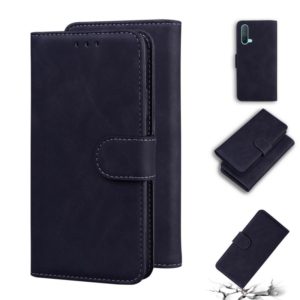 For OnePlus Nord CE 5G Skin Feel Pure Color Flip Leather Phone Case(Black) (OEM)