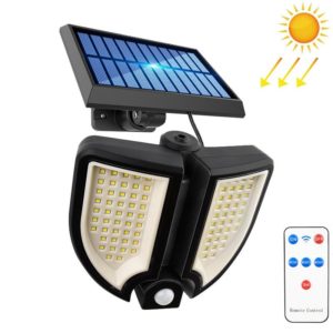 18W 90 LED Outdoor Separated Solar Light Household Human Body Induction Wall Light (OEM)