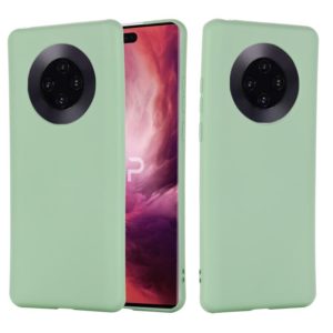 For Huawei Mate 40 Pure Color Liquid Silicone Shockproof Full Coverage Case(Green) (OEM)