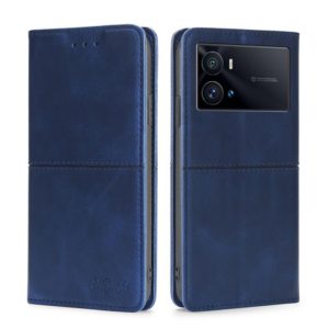 For Honor X30 Cow Texture Magnetic Horizontal Flip Leather Phone Case(Blue) (OEM)