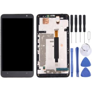LCD Display + Touch Panel with Frame for Nokia Lumia 1320 (Black) (OEM)
