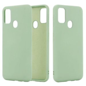 For Huawei P smart 2020 Pure Color Liquid Silicone Shockproof Full Coverage Case(Green) (OEM)