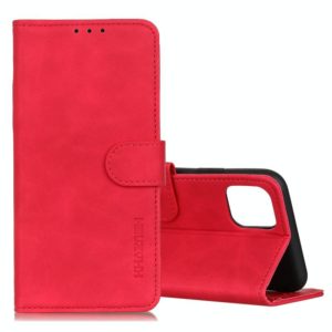 For Galaxy Note10 Lite / A81 KHAZNEH Retro Texture PU + TPU Horizontal Flip Leather Case with Holder & Card Slots & Wallet(Red) (OEM)