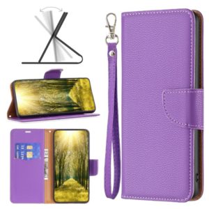 For Nokia G11 / G21 Litchi Texture Pure Color Horizontal Flip Leather Phone Case(Purple) (OEM)