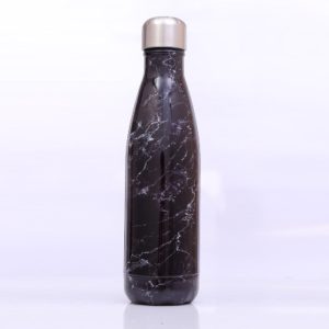 Thermal Cup Vacuum Flask Heat Water Bottle Portable Stainless Steel Sports Kettle, Capacity:500ml(Black Spar) (OEM)