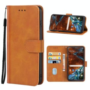 Leather Phone Case For Nokia G300(Brown) (OEM)
