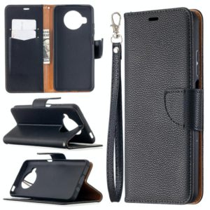 For Xiaomi Mi 10T Lite 5G Litchi Texture Pure Color Horizontal Flip Leather Case with Holder & Card Slots & Wallet & Lanyard(Black) (OEM)