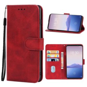 Leather Phone Case For Meizu 16Xs(Red) (OEM)
