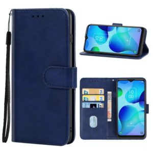 Leather Phone Case For TCL 20 AX 5G(Blue) (OEM)