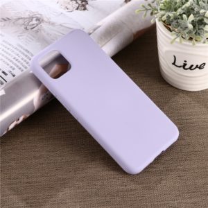 Solid Color Liquid Silicone Shockproof Full Coverage Case for Google Pixel 4XL (Purple) (OEM)