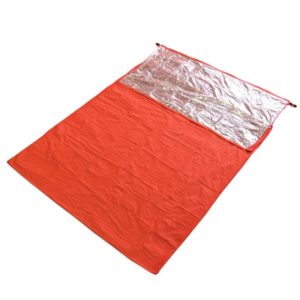 Outdoor Hiking Camping Heat-Reflective Thermal Insulation Sleeping Bag Emergency Blanket Double Envelope 200cmx 145cm (OEM)
