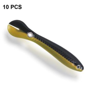10 PCS Luya Bait Loach Bionic Bait Fishing Supplies, Specification: 6g / 10cm(Loach Color) (OEM)