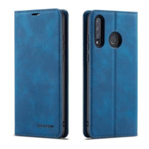 For Huawei P30 Lite Forwenw Dream Series Oil Edge Strong Magnetism Horizontal Flip Leather Case with Holder & Card Slots & Wallet & Photo Frame(Blue) (Forwenw) (OEM)