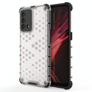 For OPPO K9 Shockproof Honeycomb PC + TPU Protective Case(White) (OEM)