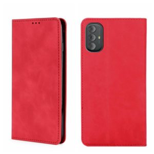 For Motorola Moto G Power 2022 Skin Feel Magnetic Horizontal Flip Leather Phone Case(Red) (OEM)