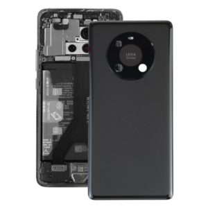 Original Battery Back Cover with Camera Lens Cover for Huawei Mate 40 Pro(Black) (OEM)