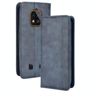 For Oukitel WP18 Magnetic Buckle Retro Texture Leather Phone Case(Blue) (OEM)