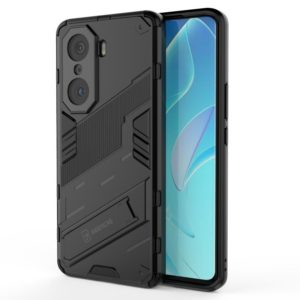 For Honor 60 Pro Punk Armor 2 in 1 PC + TPU Phone Case(Black) (OEM)