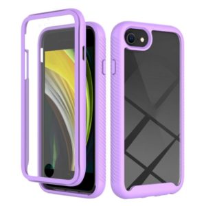 Starry Sky Solid Color Series Shockproof PC + TPU Case with PET Film For iPhone 6(Light Purple) (OEM)