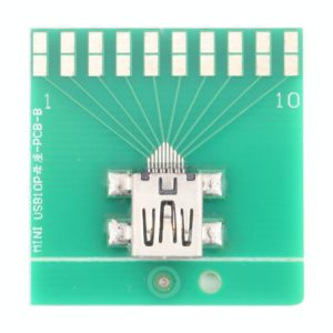 Mini 10pin USB Female Test Board (OEM)