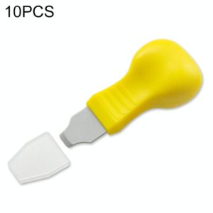 10 PCS Watch Rear Cover Tapping Knife Watch Opener, Style: Yellow Wide Mouth (OEM)