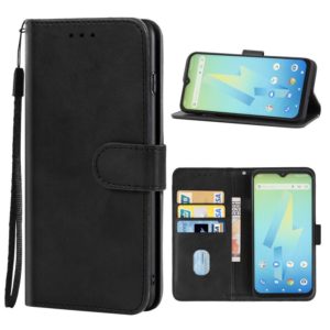 Leather Phone Case For Wiko Power U10 / U20(Black) (OEM)