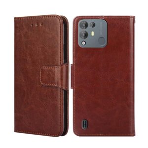For Blackview A55 Pro Crystal Texture Leather Phone Case(Brown) (OEM)