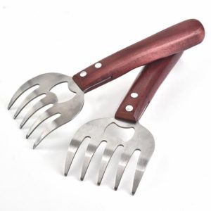 2 PCS Bear Claw Meat Divider Barbecue Tool Multifunctional Meat Shredder(Red) (OEM)