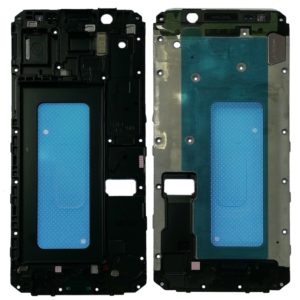 For Galaxy On6 / J6 / J600 Front Housing LCD Frame Bezel Plate (Black) (OEM)