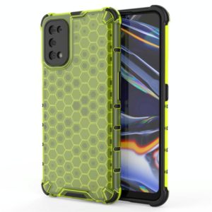 For OPPO Realme 7 Pro Shockproof Honeycomb PC + TPU Case(Green) (OEM)