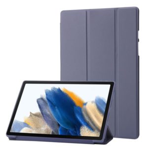For Samsung Galaxy Tab A8 10.5 2021 TPU Three-fold Horizontal Flip Leather Case(Lavender Grey) (OEM)